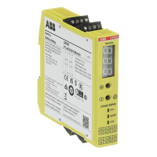 ABB 2TLA010070R0000, USR10, Güvenlik Rölesi, Manuel Reset Fonksiyonlu, 0.5sn veya 1.5sn Kapama Gecikmeli, Zamanlayıcı Fonksiyonu 0-999sn, 3NA+1NK, 24 Volt DC