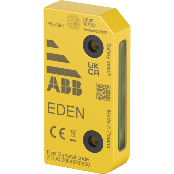 ABB 2TLA020046R0800, Eva General, EDEN Temassız Güvenlik Sensörü, Düşük Kod Seviyesi