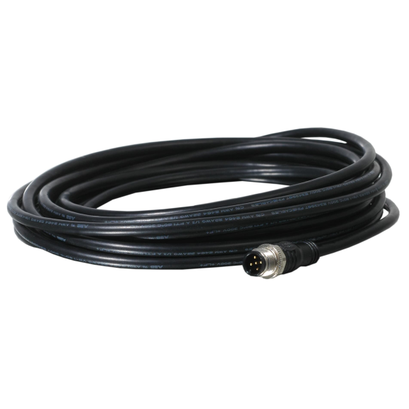 ABB 2TLA020056R1200, M12-C102, EDEN Temassız Güvenlik Sensörleri için Bağlantı Kablosu, M12, 5 Pin, Erkek Konnektör, 10m