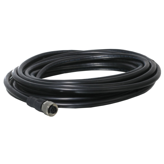 ABB 2TLA020056R2900, M12-C33, EDEN Temassız Güvenlik Sensörleri için Bağlantı Kablosu, M12, 8 Pin, Dişi Konnektör, 3m