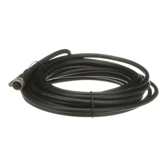 ABB 2TLA020056R3000, M12-C63, EDEN Temassız Güvenlik Sensörleri için Bağlantı Kablosu, M12, 8 Pin, Dişi Konnektör, 6m