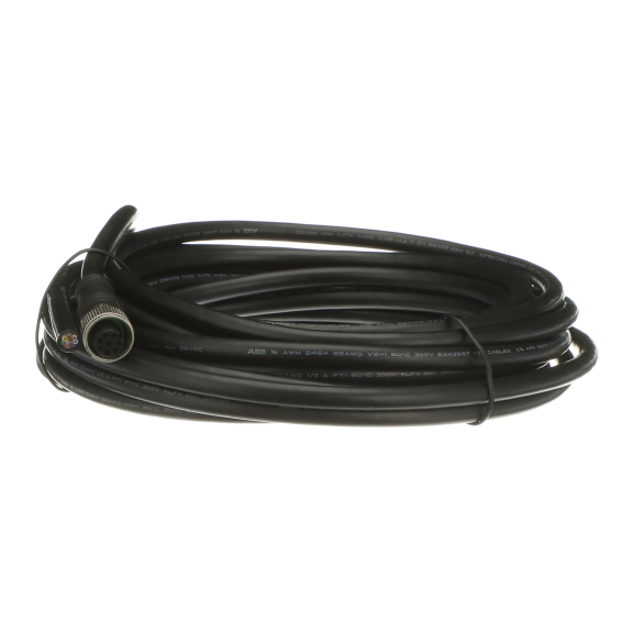 ABB 2TLA020056R3000, M12-C63, EDEN Temassız Güvenlik Sensörleri için Bağlantı Kablosu, M12, 8 Pin, Dişi Konnektör, 6m