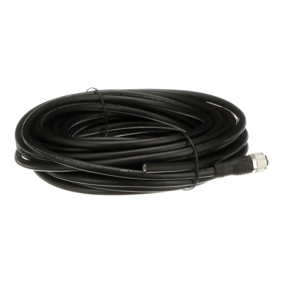 ABB 2TLA020056R4000, M12-C103, EDEN Temassız Güvenlik Sensörleri için Bağlantı Kablosu, M12, 8 Pin, Dişi Konnektör, 10m