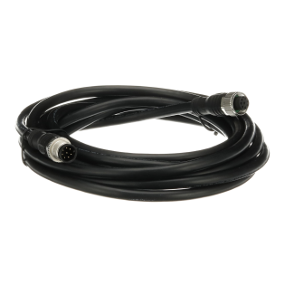 ABB 2TLA020056R5100, M12-C334, EDEN Temassız Güvenlik Sensörleri için Bağlantı Kablosu, M12, 8 Pin, Dişi-Erkek Konnektör, 3m