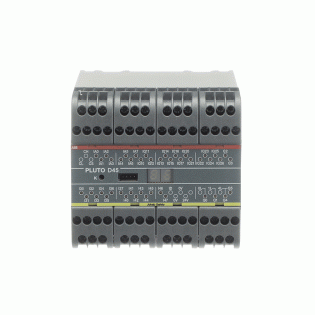 ABB 2TLA020070R6600, Pluto D45, Programlanabilir Güvenlik Kontrolörü, 39 Giriş, 6 Çıkış, 8 Analog Giriş, 15 Normal Çıkış, Haberleşme Veriyollu