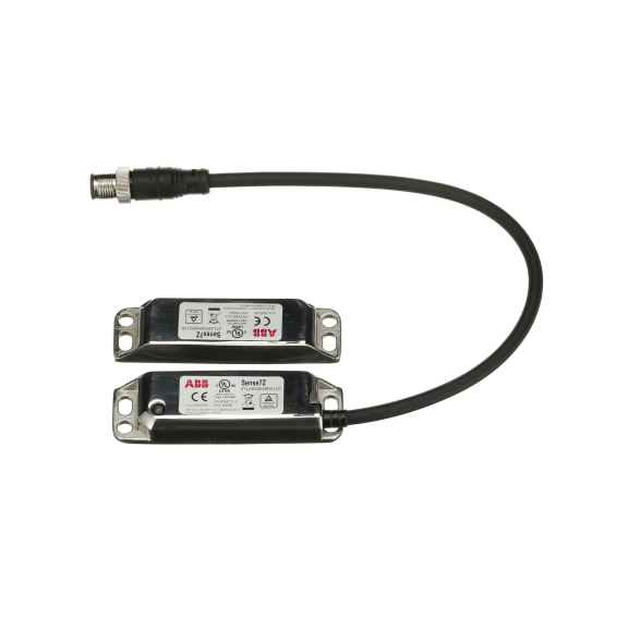 ABB 2TLA050056R2120, Sense7Z M12, Manyetik Güvenlik Anahtarı, 2NK+1NA, M12 Konnektörlü, IP69K