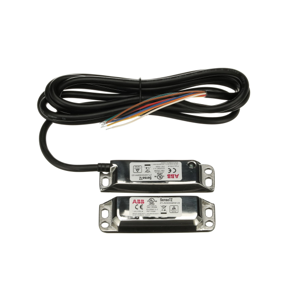 ABB 2TLA050056R4120, Sense7Z 2M, Manyetik Güvenlik Anahtarı, 2NK+1NA, 2m Kablolu, IP69K