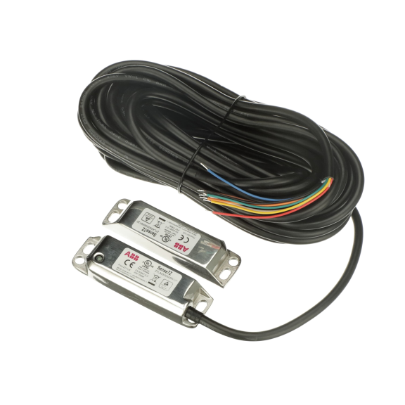 ABB 2TLA050056R6120, Sense7Z 10M, Manyetik Güvenlik Anahtarı, 2NK+1NA, 10m Kablolu, IP69K