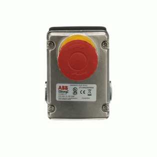 ABB 2TLA050220R0020, EStrongZ, Acil Durdurma Butonu, Metal Gövde, Harici Montaj, 2NA+2NK, C3xM20 Kanal, IP67