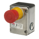 ABB 2TLA050220R0020, EStrongZ, Acil Durdurma Butonu, Metal Gövde, Harici Montaj, 2NA+2NK, C3xM20 Kanal, IP67