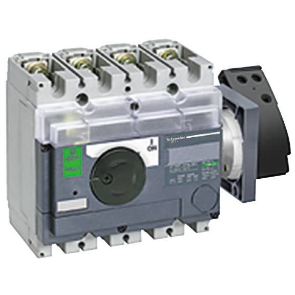 Schneider Electric 31057, ComPact INS, INS250 Yük Ayırıcılar için Yandan Uzatmalı Siyah Döner Kurma Kolu