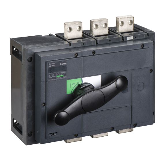 Schneider Electric 31336, ComPact INS, 1600 Amper, 3 Kutuplu, Siyah Yük Ayırıcı, 75 kA, INS1600