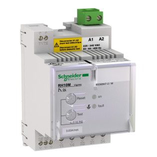 Schneider Electric 56130, VigiRex, RH10M 30mA Kaçak Akım Algılama Rölesi, Gecikmesiz, 220-240 V AC