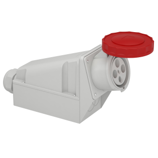 Schneider Electric 81194, Pratika, 4x125 Amper, 3P+T, Duvar Prizi, Vida Bağlantılı, IP67