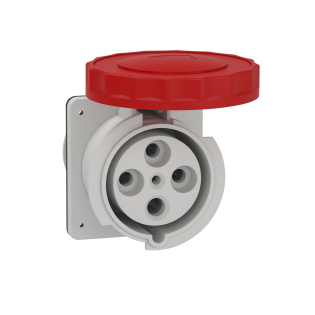 Schneider Electric 81694, Pratika, 4x125 Amper, 3P+T, Düz Makine Prizi, Vida Bağlantılı, IP67