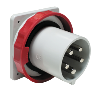 Schneider Electric 81882, Pratika, 4x63 Amper, 3P+T, Düz Makine Fişi, Vida Bağlantılı, IP67