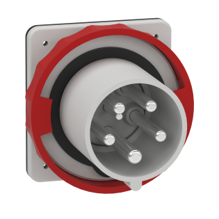 Schneider Electric 81883, Pratika, 5x63 Amper, 3P+N+T, Düz Makine Fişi, Vida Bağlantılı, IP67