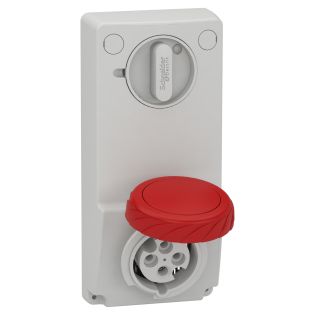 Schneider Electric 82085, Pratika, 4x16 Amper, 3P+T, Makine Prizi, Anahtarlı, IP65