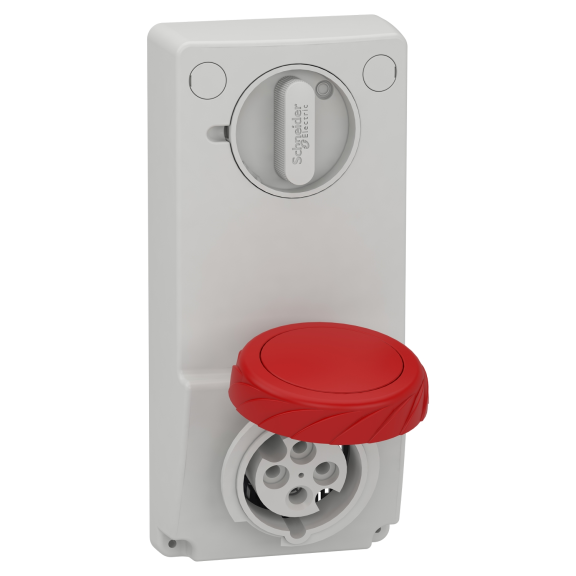 Schneider Electric 82085, Pratika, 4x16 Amper, 3P+T, Makine Prizi, Anahtarlı, IP65