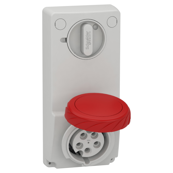 Schneider Electric 82086, Pratika, 5x16 Amper, 3P+N+T, Makine Prizi, Anahtarlı, IP65