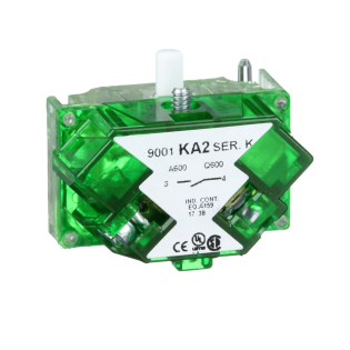 Schneider Electric 9001KA2, Harmony Stil 9, 0-1 Konumlu Mandal Butonlar için Kontak Blok, 1NA