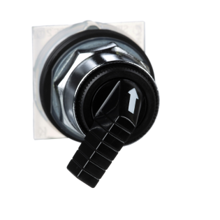 Schneider Electric 9001KS11FB, Harmony Stil 9, Siyah, Mandal Buton, 0-1 Konumlu, Kontaklar Harici Olarak Alınmalıdır, 30mm