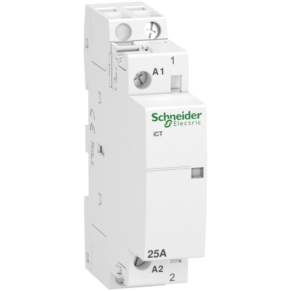Schneider Electric A9C20731, Acti9 iCT, 25 Amper, 1NA, Sessiz Kontaktör, 230-240 Volt AC