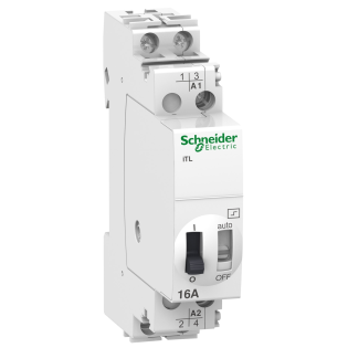 Schneider Electric A9C30212, Acti 9 iTL, 16 Amper, Darbe Akım Rölesi, 2NA, 48 Volt AC, 24 Volt DC