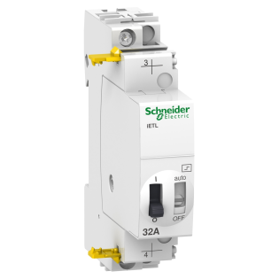 Schneider Electric A9C32836, Acti 9 iETL iTL, 32 Amper, Darbe Akım Rölesi için Uzatma, 1NA, 230-240 Volt AC, 110 Volt DC