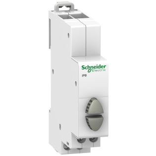 Schneider Electric A9E18035, Acti 9 iPB, Çift Gri Butonlu, Ray Tipi Push Buton, 1NA+1NA