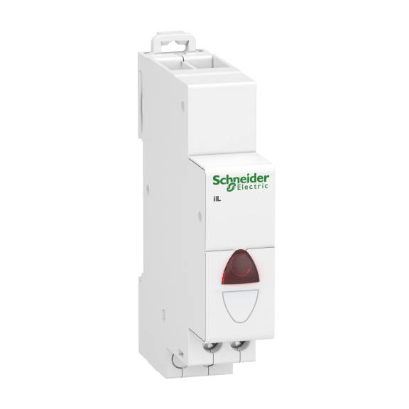 Schneider Electric A9E18326, Acti9 iIL, Kırmızı Ledli, 0.5 sn Flaşörlü, Ray Tipi Sinyal Lambası, 110-230 Volt AC