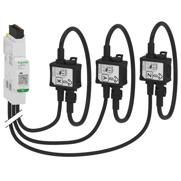 Schneider Electric A9MEM1593, Acti 9 PowerTag, 2000 Amper, 4 Kutuplu, Wireless Enerji Sensörü, Baraya Montaj