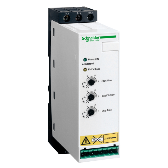 Schneider Electric ATS01N222QN, Altistart 01, 11 kW, 22 Amper, Yumuşak Yolverici(SoftStarter), 380-415 Volt AC