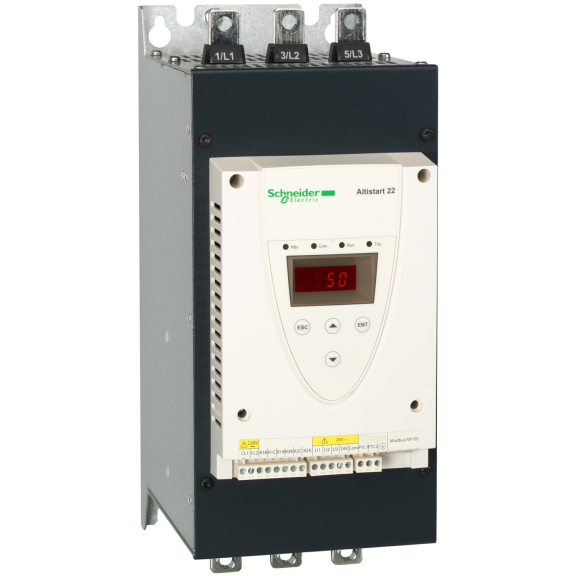 Schneider Electric ATS22C11Q, Altistart 22, 55 kW, 100 Amper, Yumuşak Yolverici(SoftStarter), 230-440 Volt AC