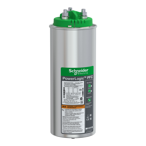 Schneider Electric BLRCH339A407B48, PowerLogic VarPlusCan, 33.9 kVAR, 480 Volt, Trifaze, Ağır Yük Kondansatörü