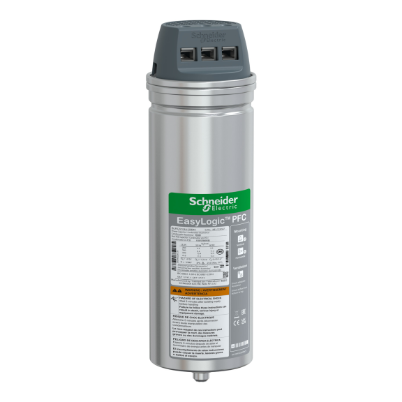 Schneider Electric BLRCS104A125B40, EasyLogic EasyCan, 10.4 kVAR, 400 Volt, Trifaze, Standart Yük Kondansatörü