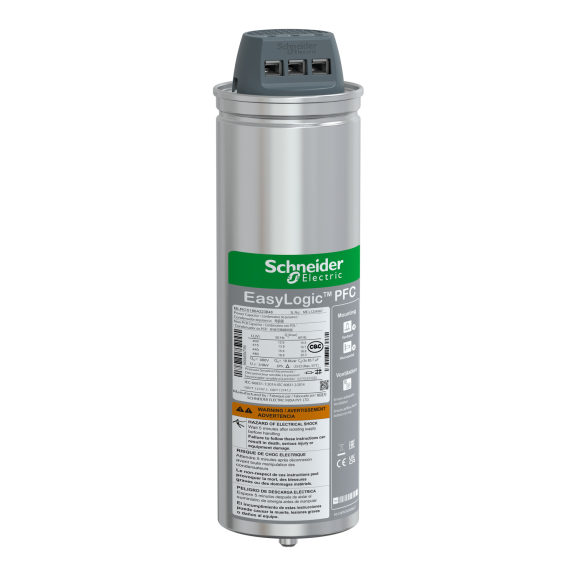 Schneider Electric BLRCS186A223B48, EasyLogic EasyCan, 18.6 kVAR, 480 Volt, Trifaze, Standart Yük Kondansatörü