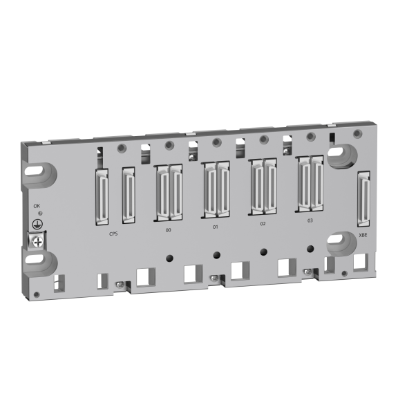 Schneider Electric BMEXBP0400, Modicon M580, Programlanabilir Otomasyon Kontrolörleri için Montaj Plakası(Omurga), 4 Slotlu