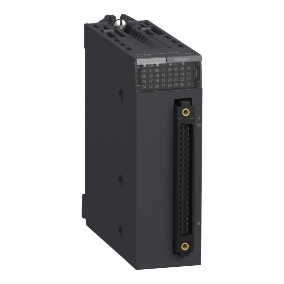 Schneider Electric BMXDDO3202K, Modicon M340/M580, Programlanabilir Otomasyon Kontrolörleri için Dijital Çıkış Modülü, 32 Transistör Çıkış, 24 Volt DC, 0.1 Amper