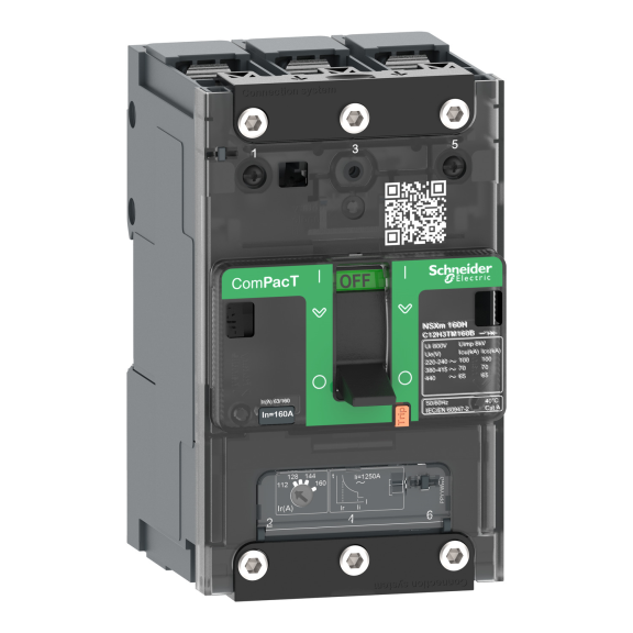 Schneider Electric C11F3TM063B, ComPact NSXm, 45-63 Amper, 3 Kutuplu, 36 kA, Kompakt Şalter, NSXm63F, TM63D