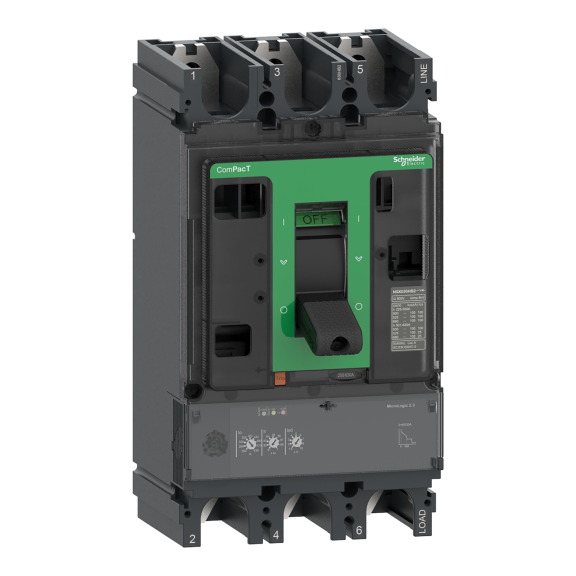Schneider Electric C40H32D400, ComPact NSX, 160-400 Amper, 3 Kutuplu, 70 kA, Kompakt Şalter, NSX400H, MicroLogic 2.3