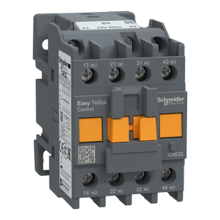 Schneider Electric CAE22B5, EasyPact TVS, 2NA+2NK, Yardımcı Kontaktör, 24 Volt AC