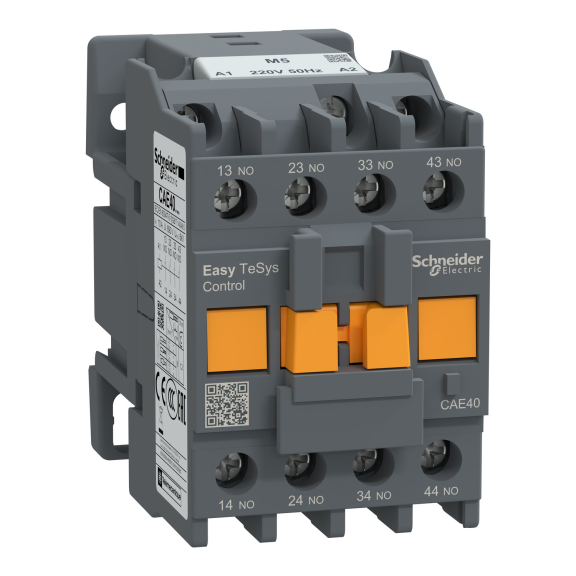 Schneider Electric CAE40M5, EasyPact TVS, 4NA, Yardımcı Kontaktör, 220 Volt AC