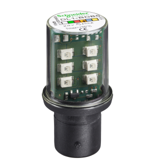 Schneider Electric DL1BDB5, Harmony XVB, Işıklı İkaz Lambaları ve Işıklı Kolonlar için Turuncu Led Ampul, 24 Volt AC/DC