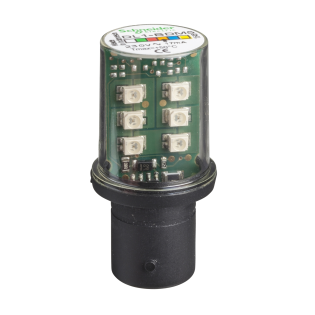 Schneider Electric DL1BDM5, Harmony XVB, Işıklı İkaz Lambaları ve Işıklı Kolonlar için Turuncu Led Ampul, 230 Volt AC