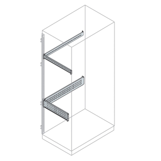 ABB EB0440, IS2 Serisi, Dikili Tip Modüler Panolar için Montaj Profili h=100mm, Genişlik 400mm
