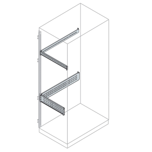 ABB EB0800, IS2 Serisi, Dikili Tip Modüler Panolar için Montaj Profili h=48mm, Genişlik 800mm