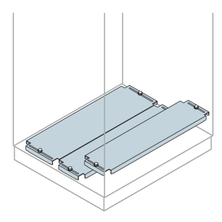 ABB EF6041, IS2 Serisi, Dikili Tip Modüler Panolar için Parçalı Kablo Giriş Kapağı, 600Gx400D mm