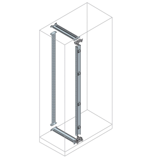 ABB EM1801, IS2 Serisi, Dikili Tip Modüler Panolar için Ön Çift Kapı Profili, Yükseklik 1800mm