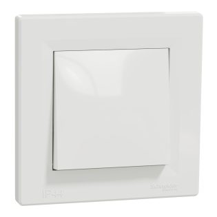 Schneider Electric EPH0100221, Asfora, Beyaz, Anahtar, IP44, Çerçeveli